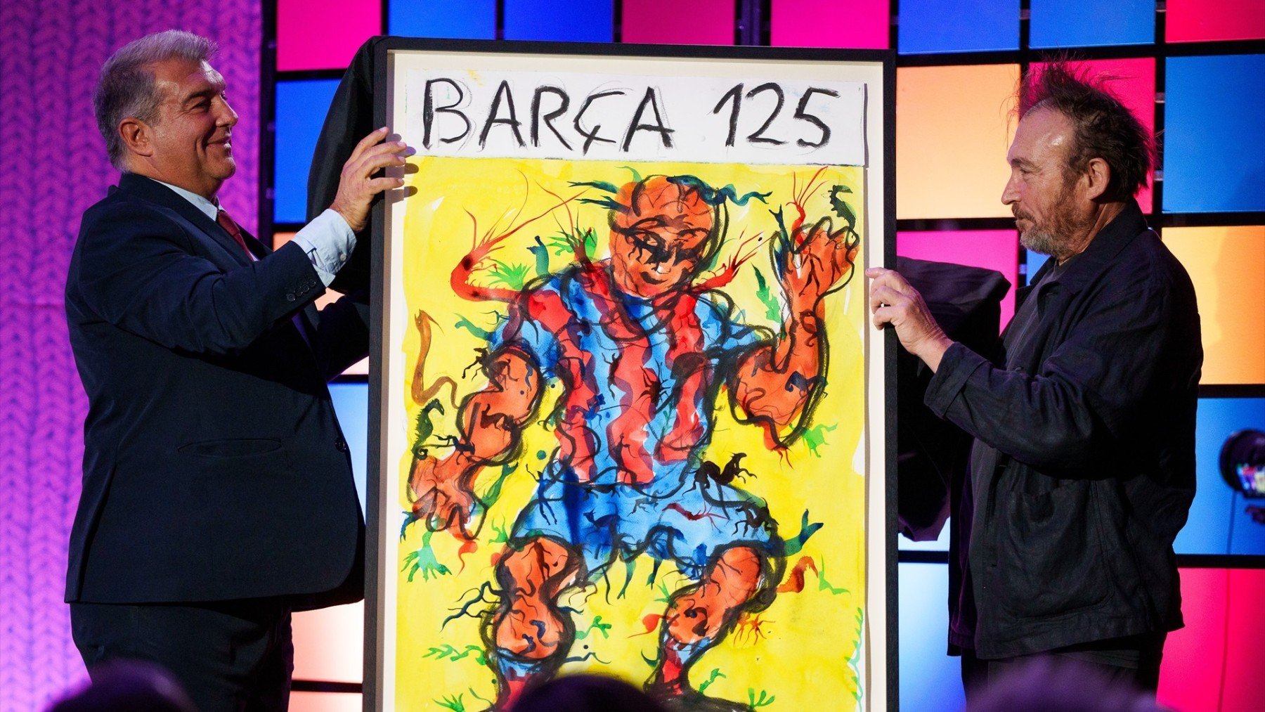 El cartel del 125 aniversario del Barcelona. (EP)