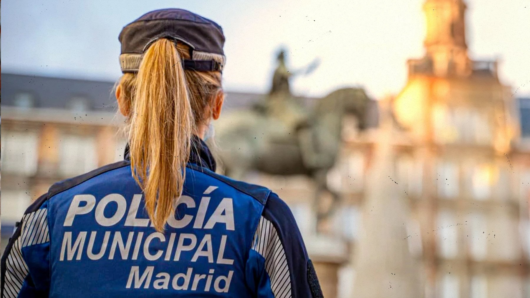 Una agente de la Policía Municipal de Madrid.