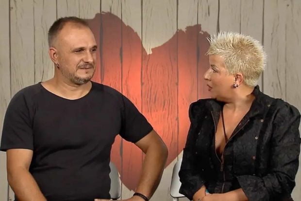 Joaquín y Sacri en la decisión final de 'First Dates'. (Mediaset)