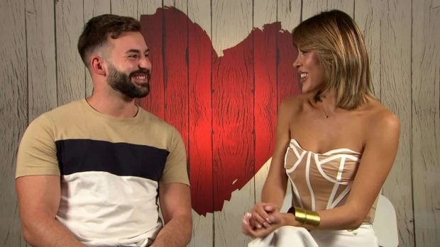 Rubén y Brenda, participantes de 'First Dates'. (Mediaset)