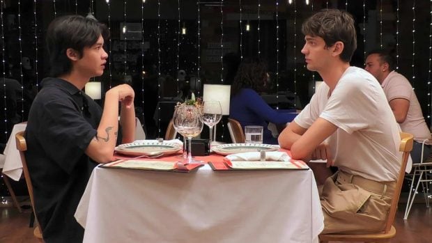 Cris y Sergio, participantes de 'First Dates'. (Mediaset)