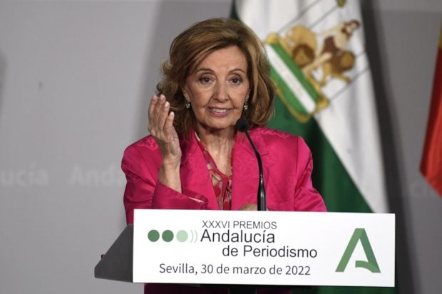 María Teresa Campos en un acto en Sevilla