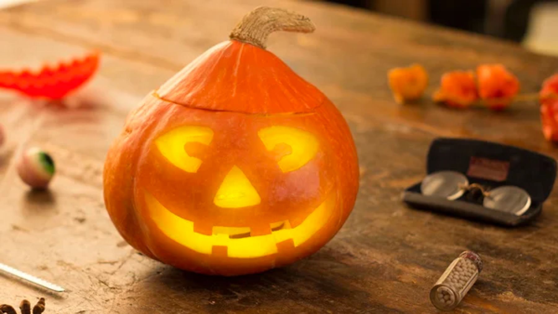 Calabaza de Halloween de Lidl.