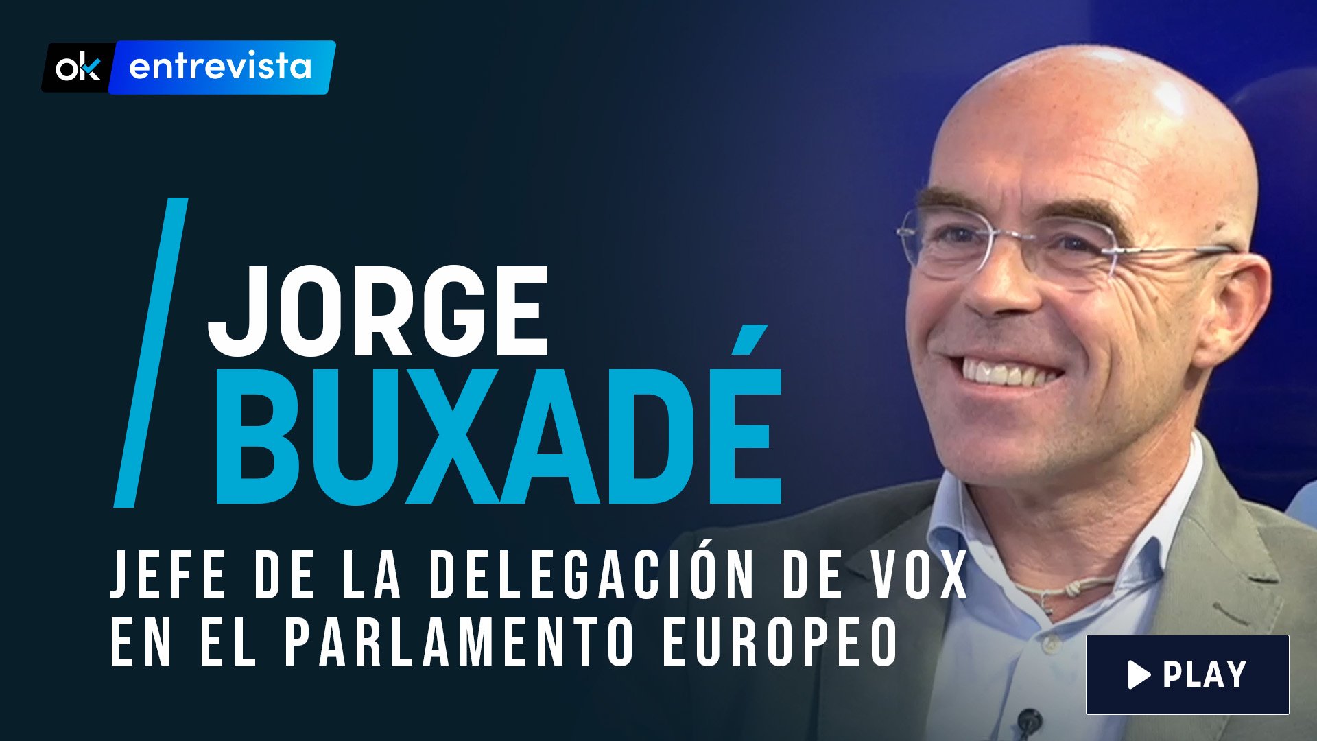 El eurodiputado de Vox, Jorge Buxadé.