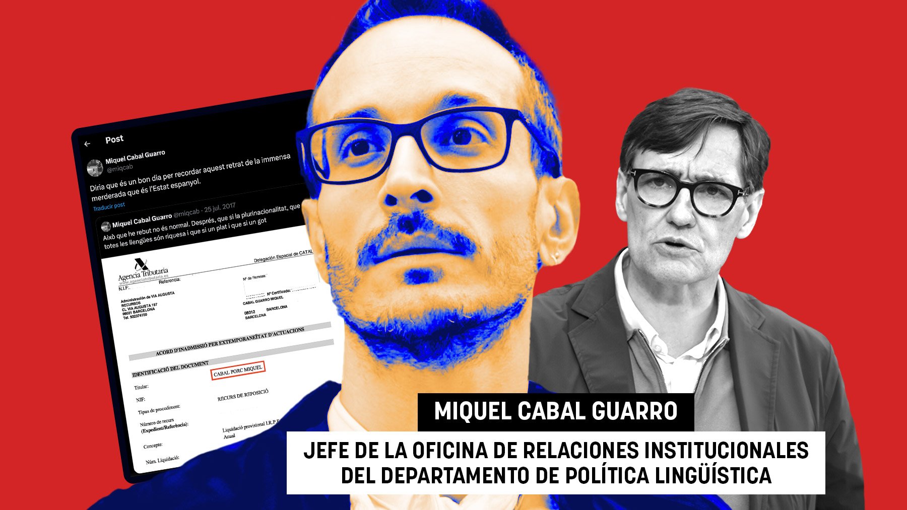 Miquel Cabal Guarro, jefe de la Oficina de Relaciones Institucionales de Política Lingüística.