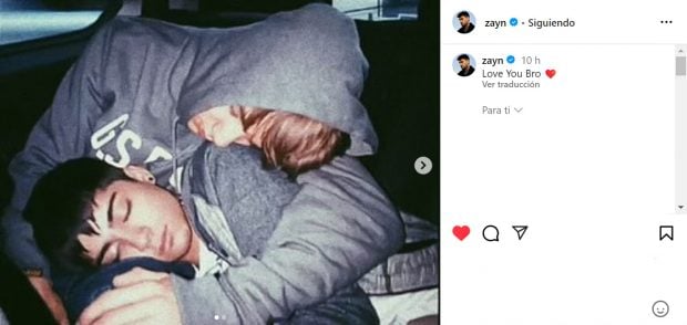 Zayn Malik se despide de Liam Payne tras su muerte. (Instagram)