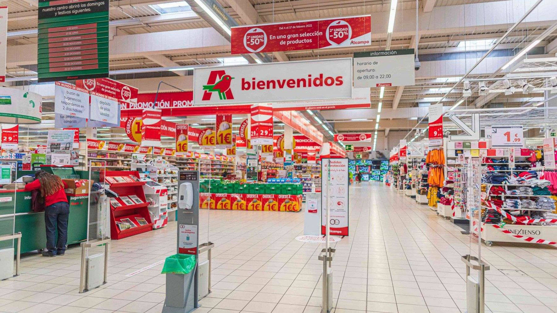 Supermercado Alcampo.