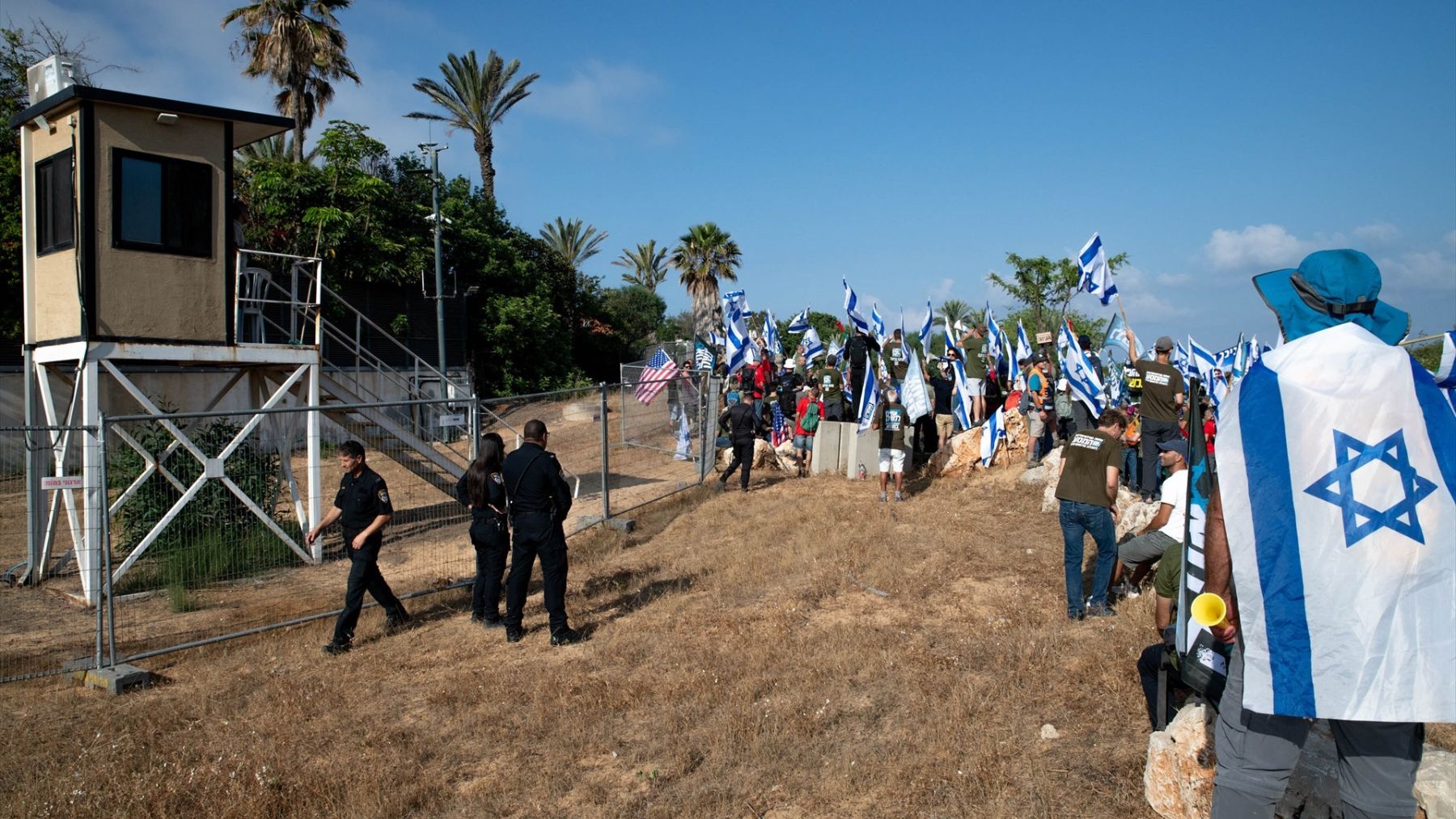 Zonas aledañas a la casa de Netanyahu, primer ministro de Israel, en Cesarea. (FOTO: E.P.)