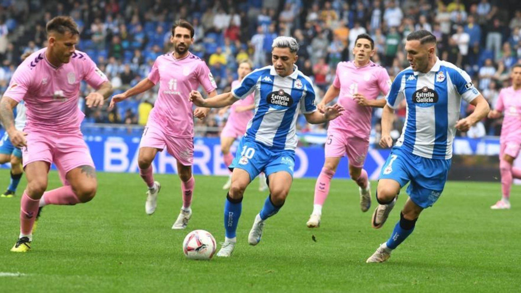 Imagen del Deportivo-Eldense de este sábado.