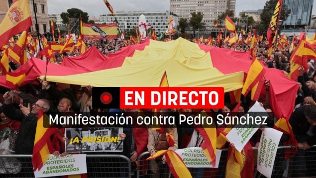 Manifestación 20-O Madrid, manifestación contra pedro sánchez hoy,