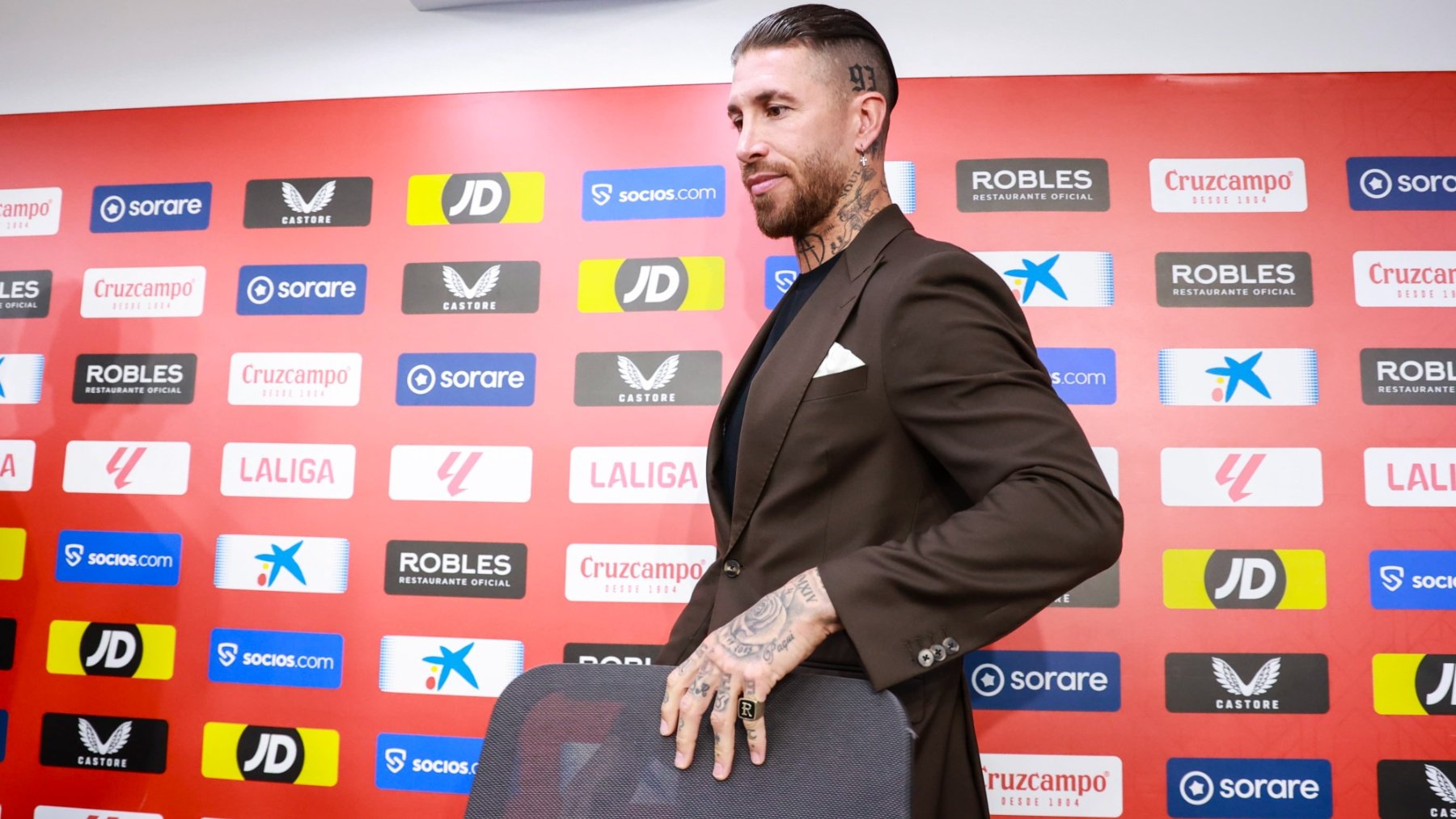 Sergio Ramos en su adiós al Sevilla. (Europa Press)