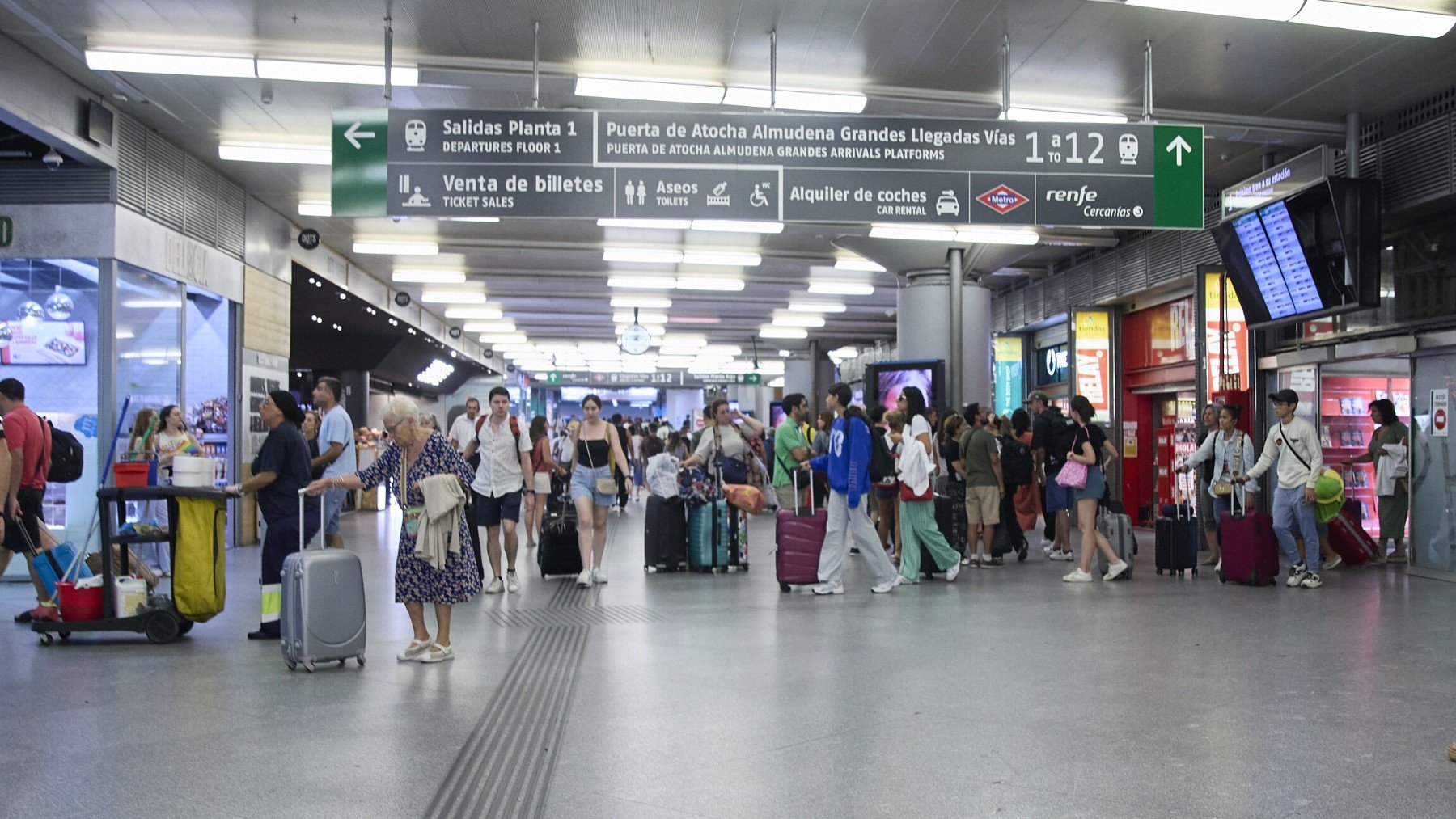 Estación de Atocha en Madrid. (Foto: Europa Press)