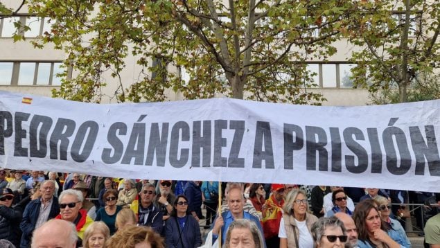 Sánchez manifestación