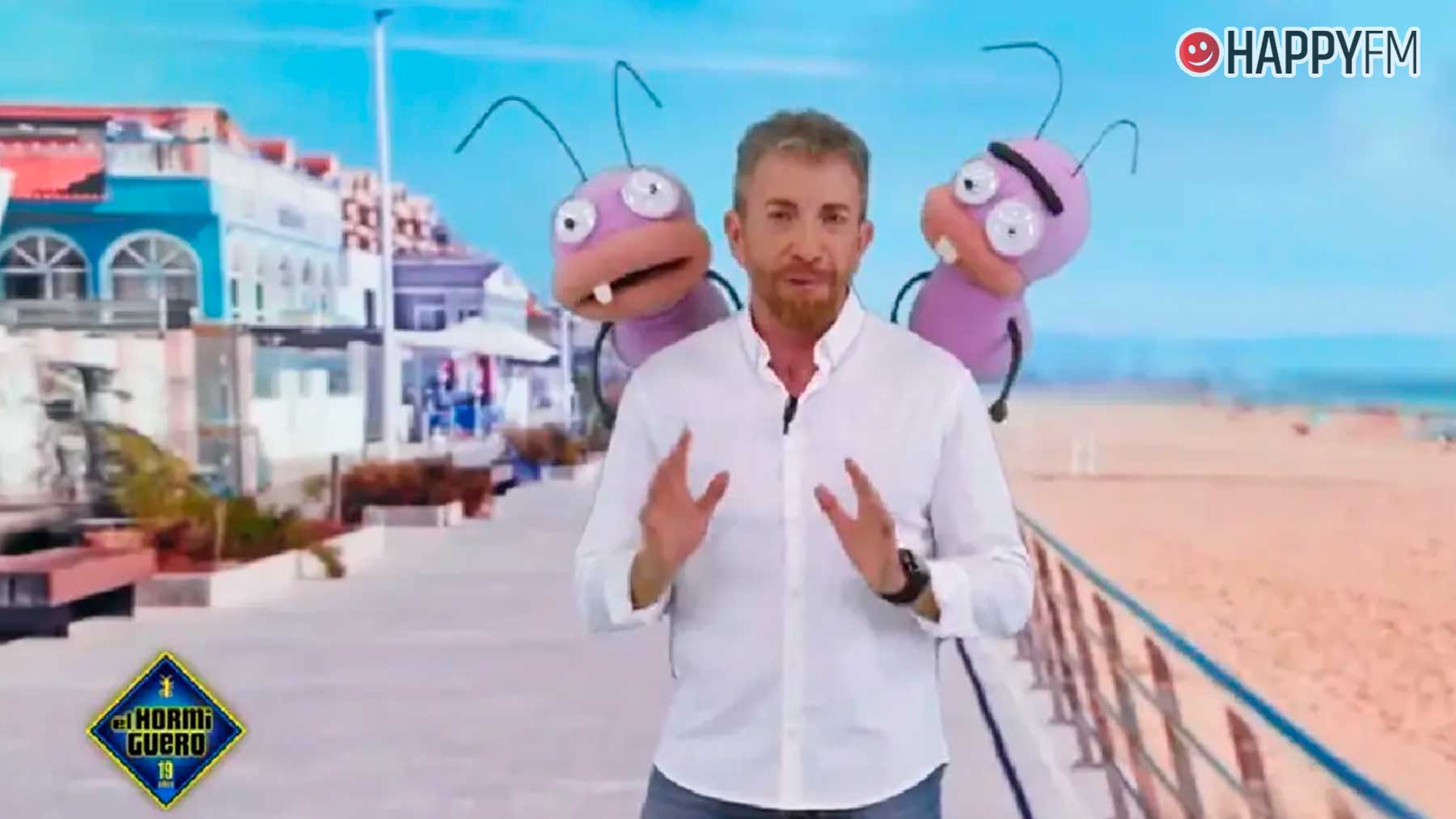 Pablo Motos en el spot para anunciar el sorteo de una casa en Torrevieja en El Hormiguero (Atresmedia).