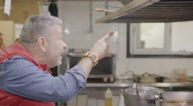 Alberto Chicote en uno de los restaurantes más sucios que ha pisado en Pesadilla en la cocina (Atresmedia).