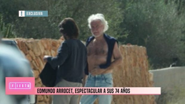 El programa Fiesta, presentado por Emma García, emite las impactantes imágenes de Edmundo Arrocet. (Mediaset)