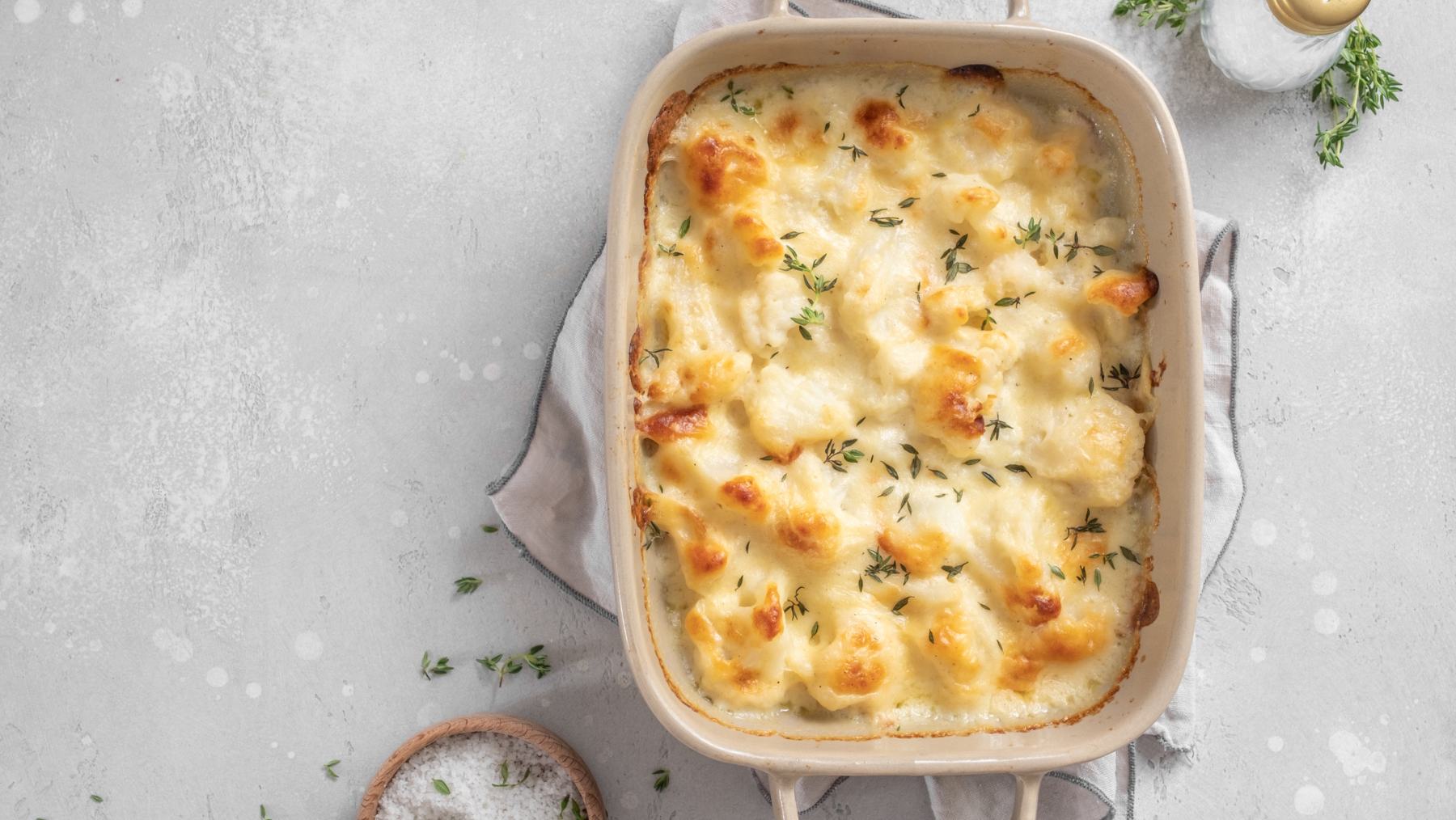 Gratinado de coliflor.