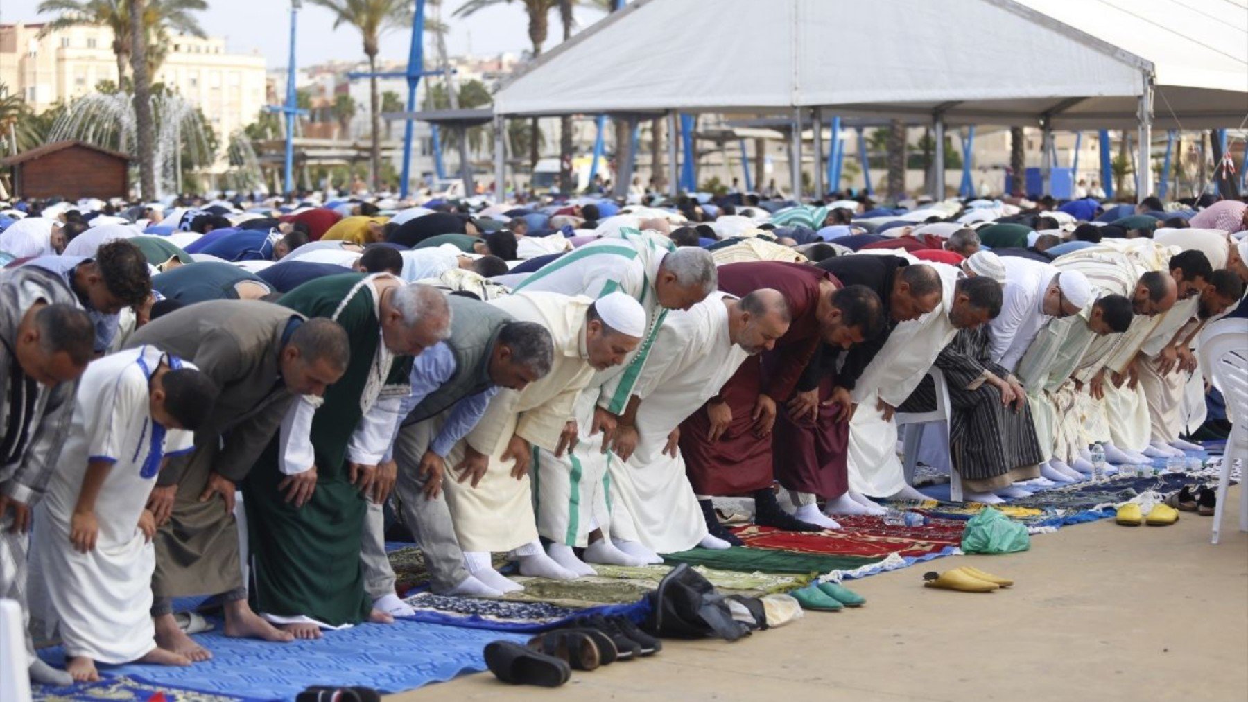 Imagen de un rezo en el Ramadán. (Foto: Ep)