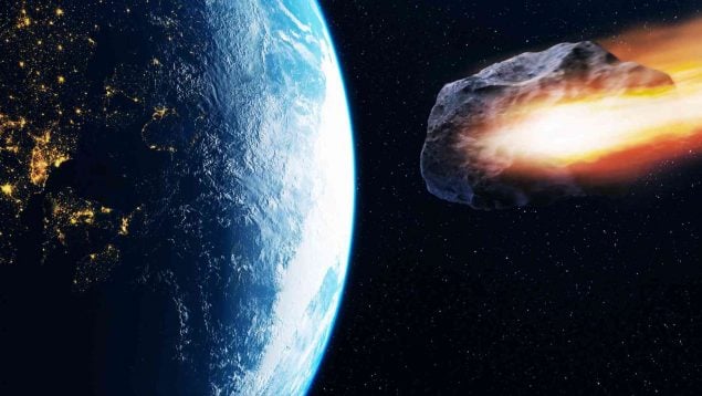 Asteroide y Tierra