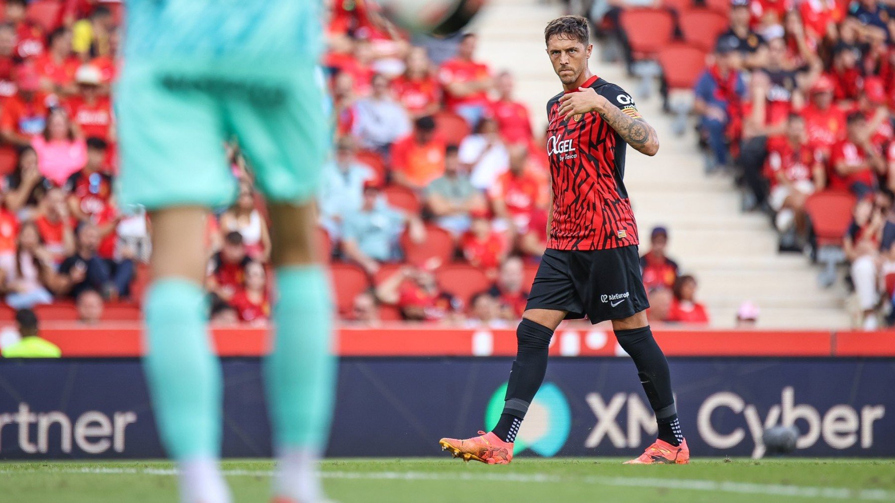 Raíllo, en el partido del pasado domingo.