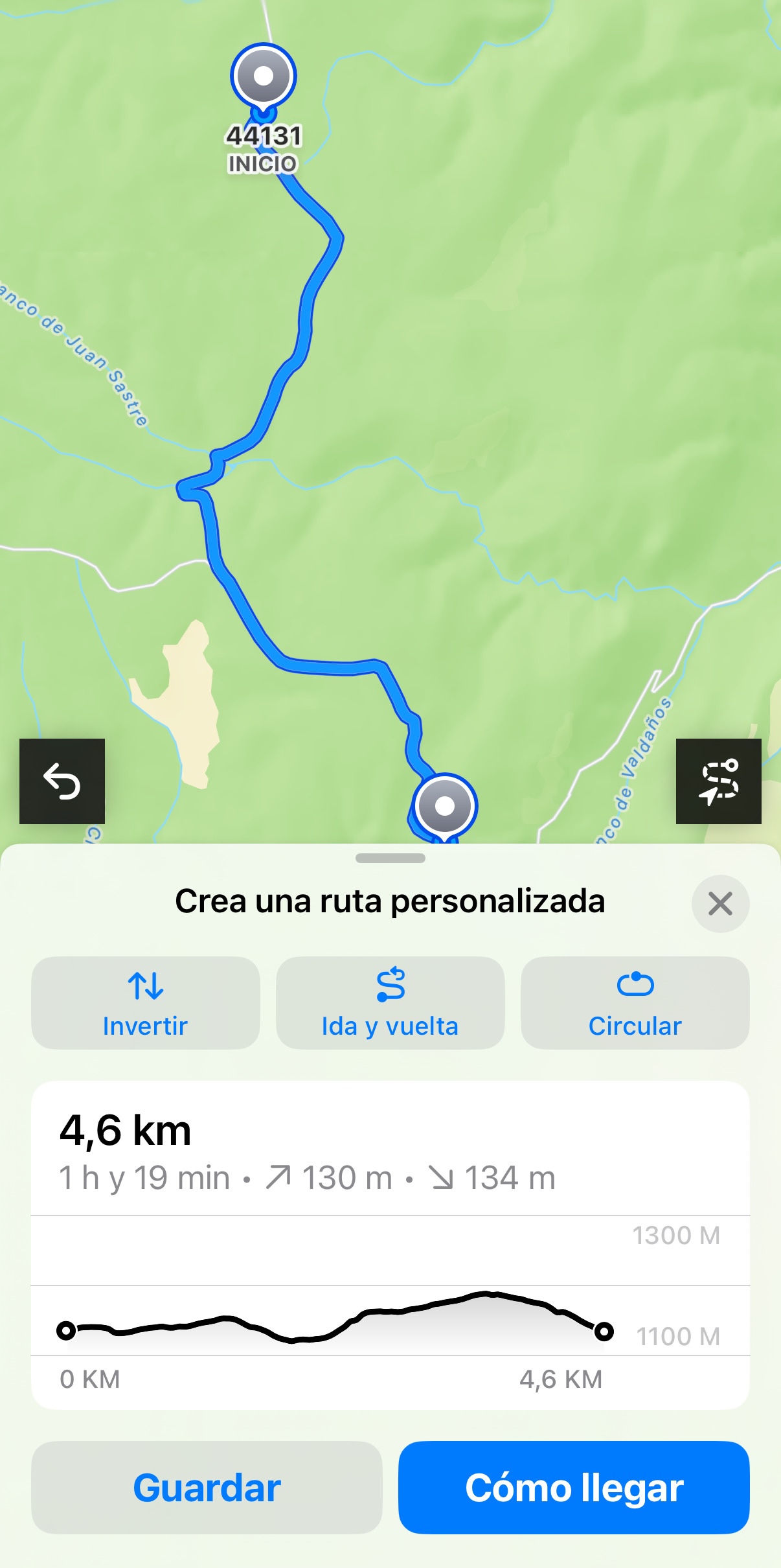 rutas personalizadas Apple Mapas