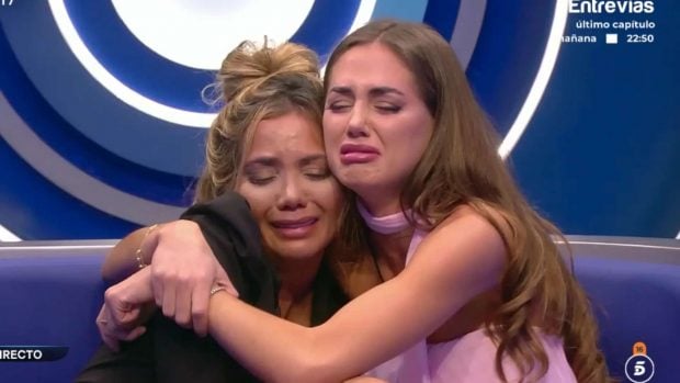 Maica se despide de Daniela en 'Gran Hermano'. (Mediaset)