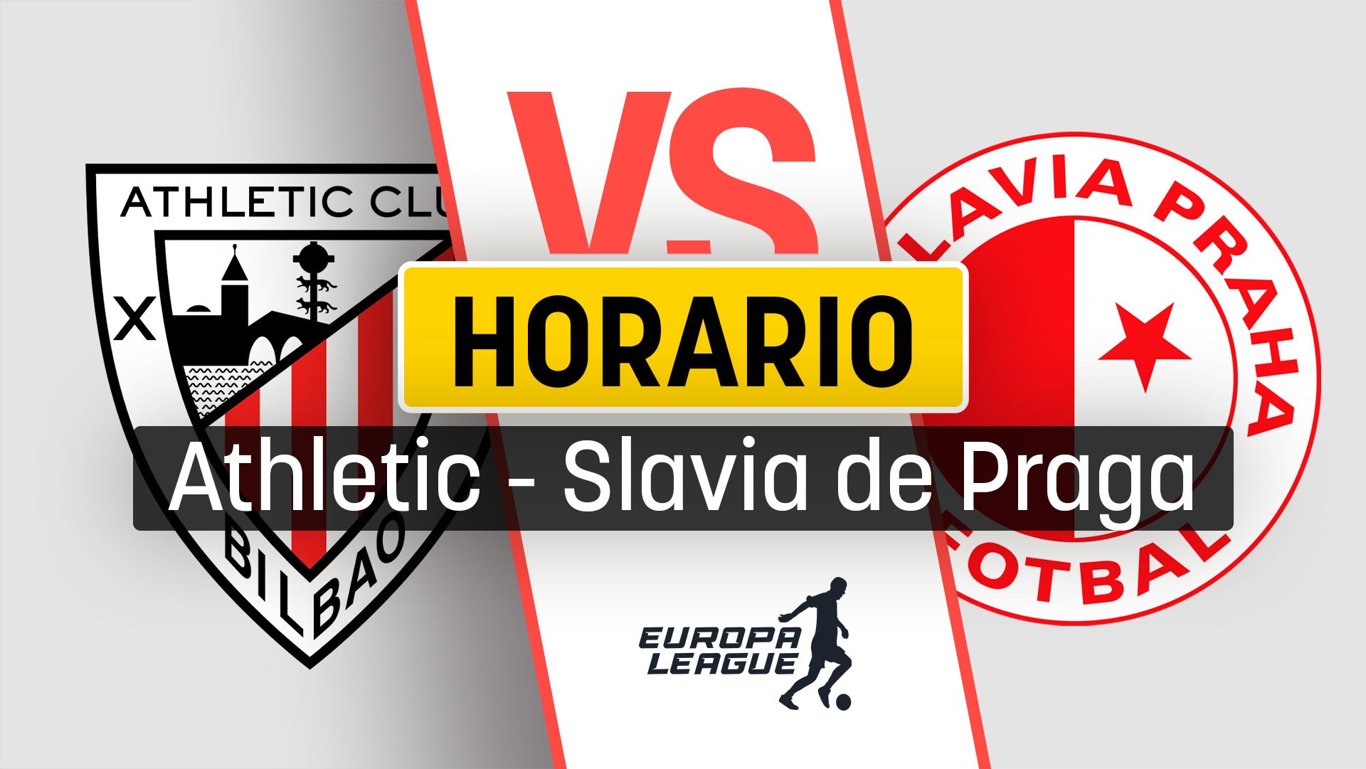 Horario Athletic Club – Slavia de Praga: a qué hora es el partido de Europa League y dónde ver por TV.