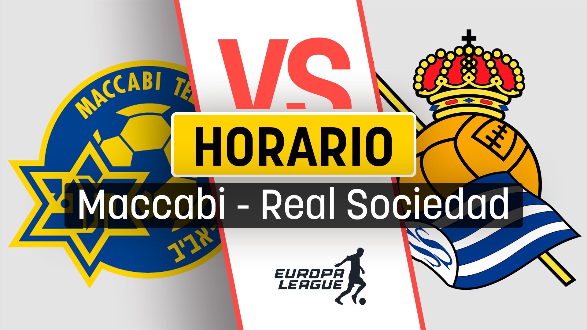 Horario Maccabi Tel Aviv – Real Sociedad: dónde ver por TV y a qué hora es el partido de la Europa League.