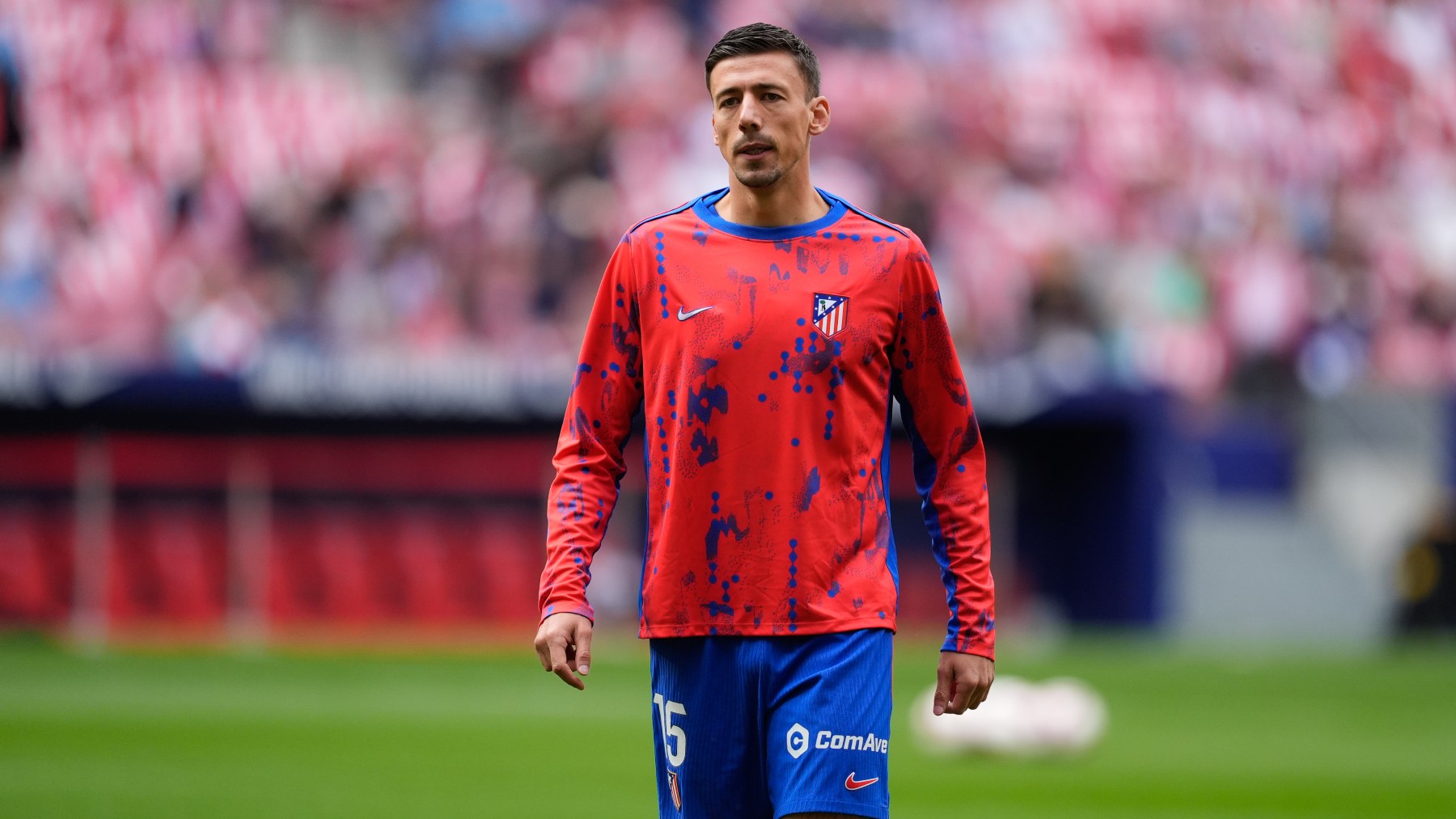 Lenglet, antes de un partido con el Atlético de Madrid. (EP)