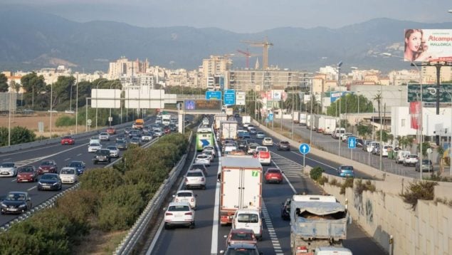 Mallorca entrada coches alquiler carreteras