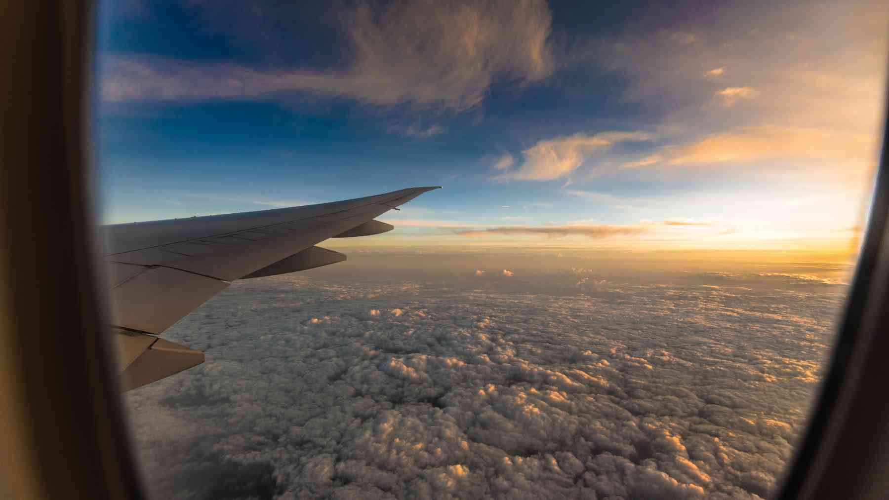 Vistas desde el avión.