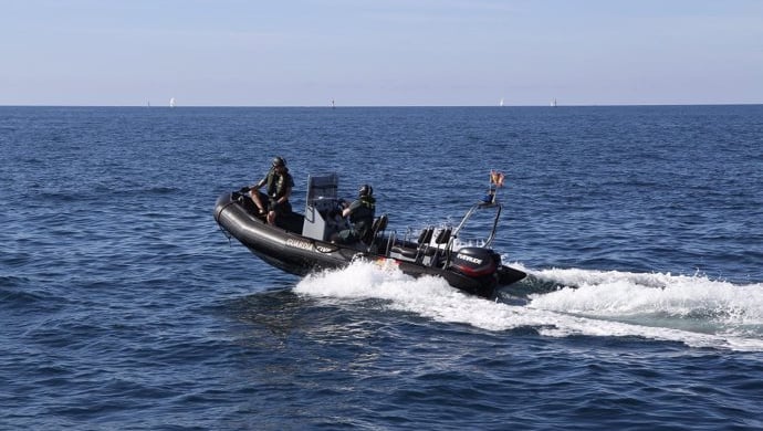 Lancha de la Guardia Civil.