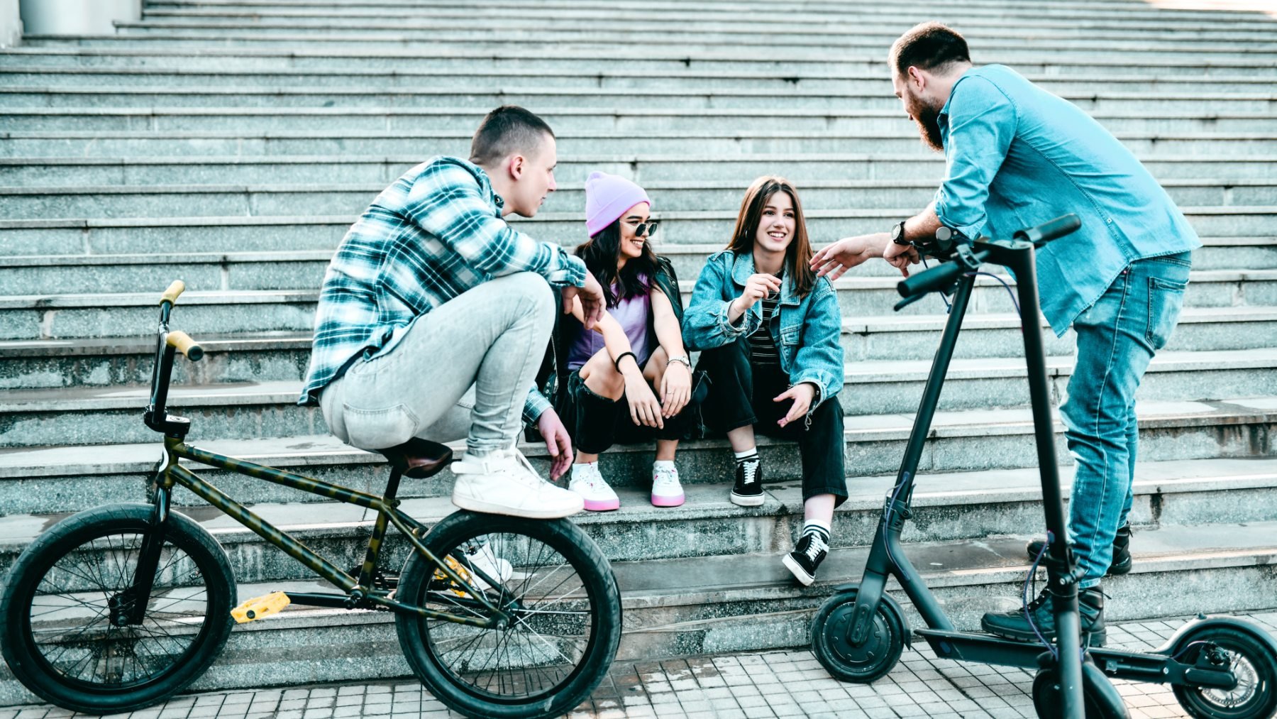 patinetes bicicletas