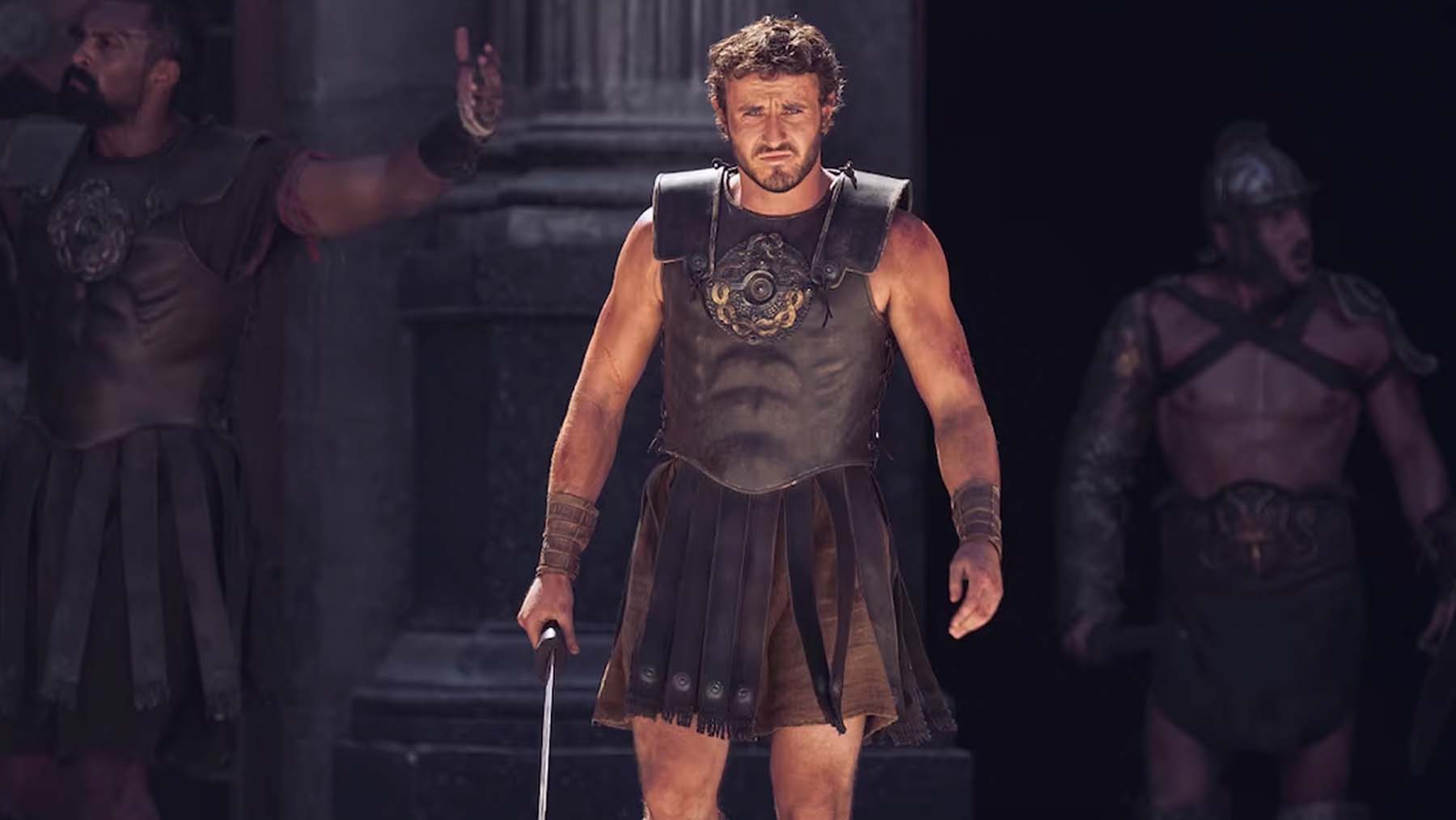 Paul Mescal en ‘Gladiator II’ (Paramount Pictures).