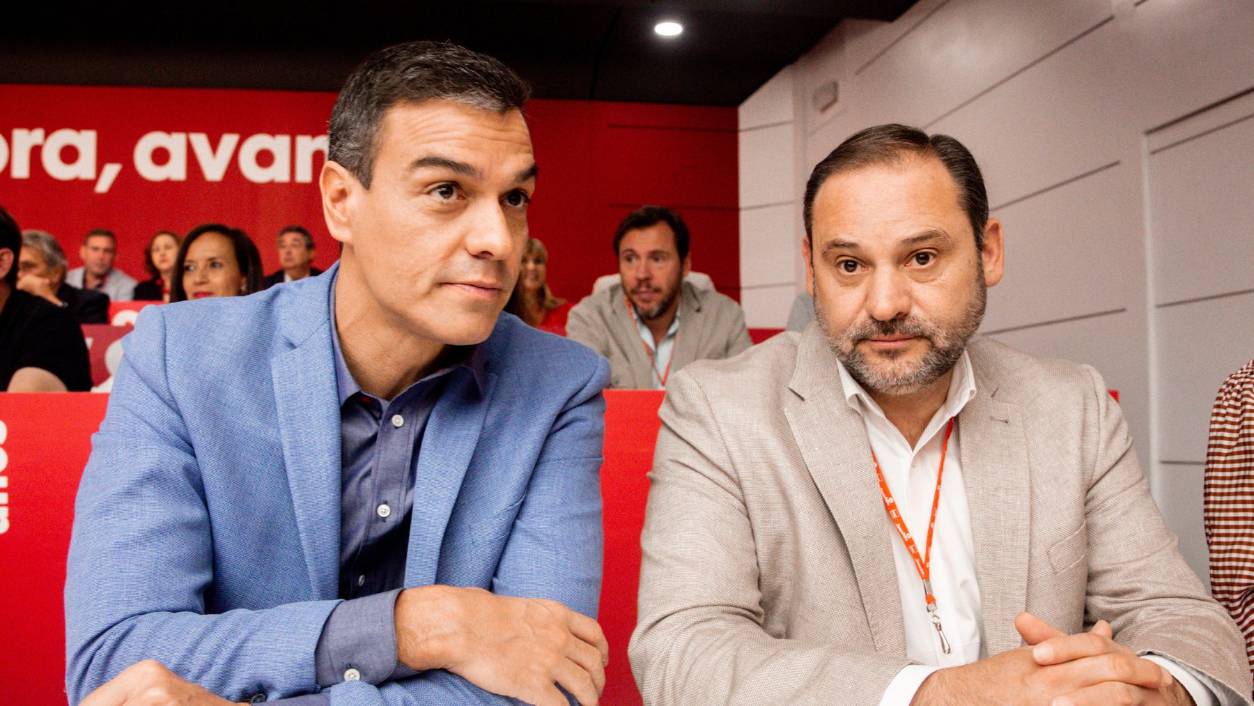 Pedro Sánchez y José Luis Ábalos. (Foto: EP)