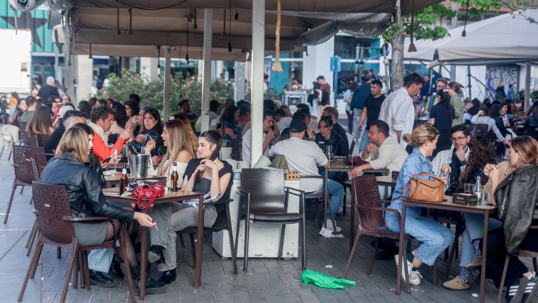 Una terraza de Madrid.