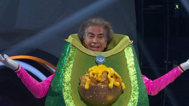 José Luis Rodríguez El Puma se escondía tras Aguacate en Mask Singer 4. (Atresmedia)