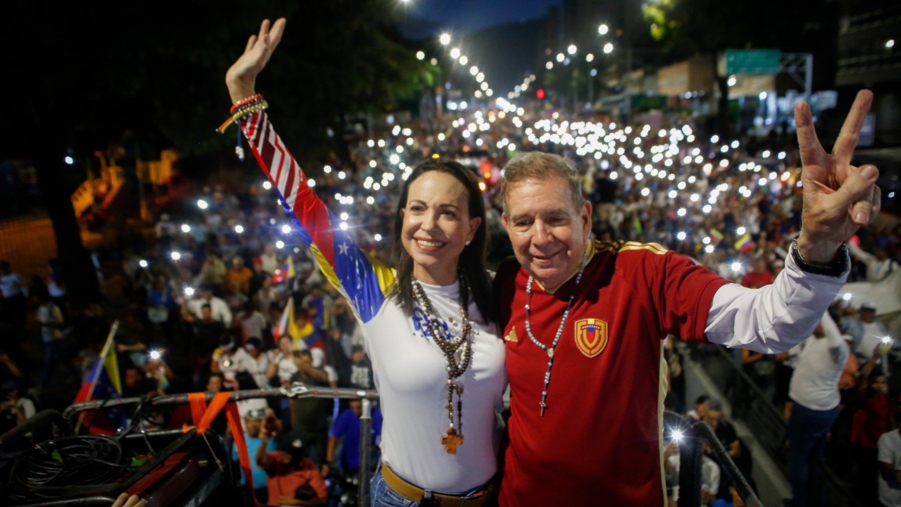 María Corina Machado y Edmundo González. (Foto: Ep)