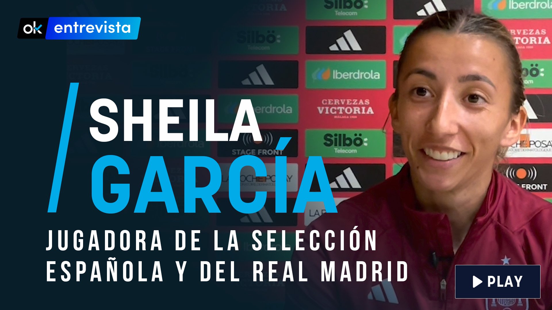 Sheila García, jugadora de la selección española y del Real Madrid.