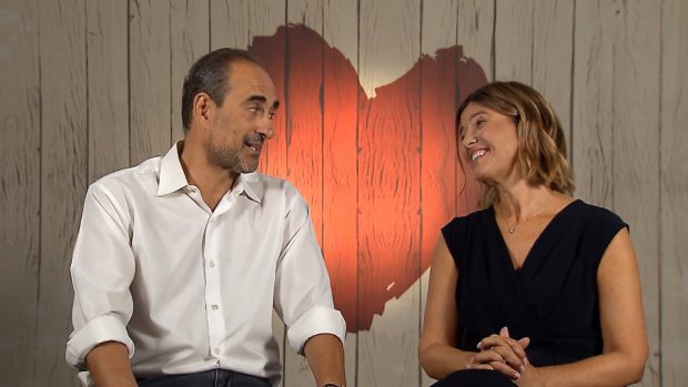 José y Mónica en la decisión final de 'First Dates'. (Mediaset)