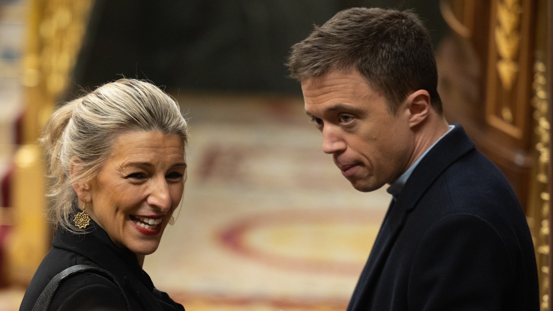 Yolanda Díaz e Íñigo Errejón. (Foto: EP)