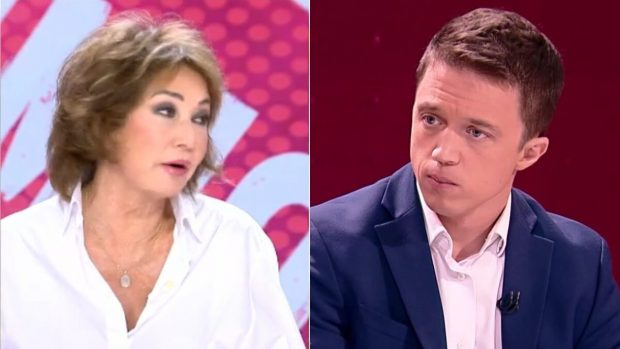 Ana Rosa Quintana e Íñigo Errejón.