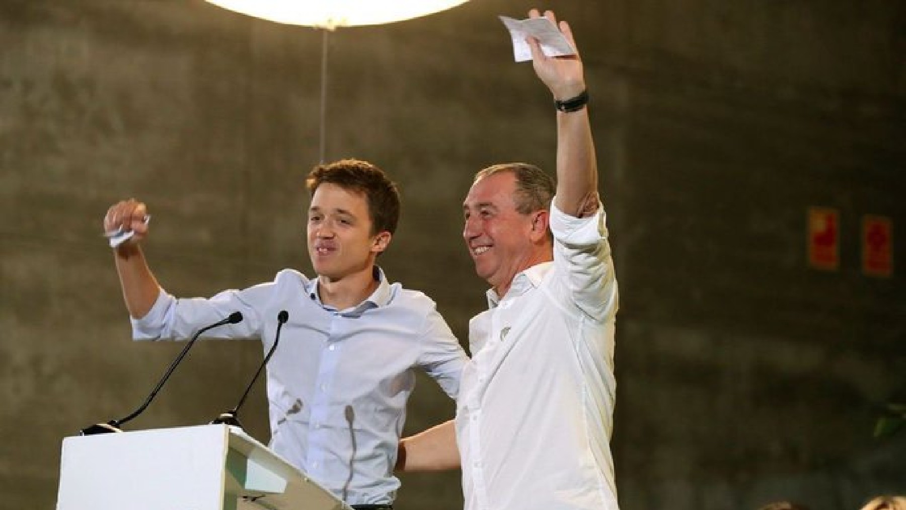 Íñigo Errejón y Joan Baldoví en una imagen de archivo.