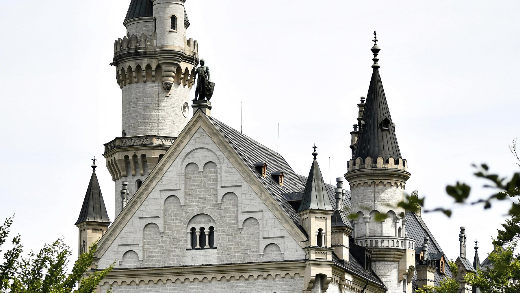 Castillo de Neuschwanstein. Foto: Pexels.