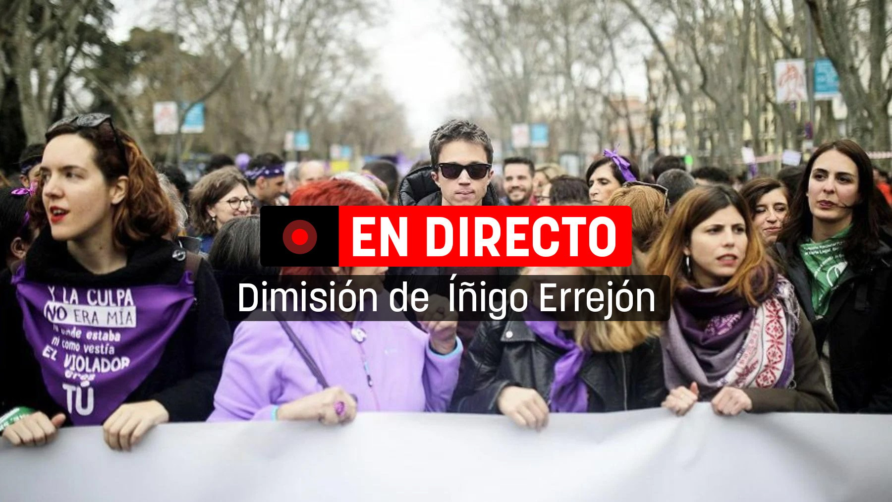 Dimisión de Íñigo Errejón, en directo