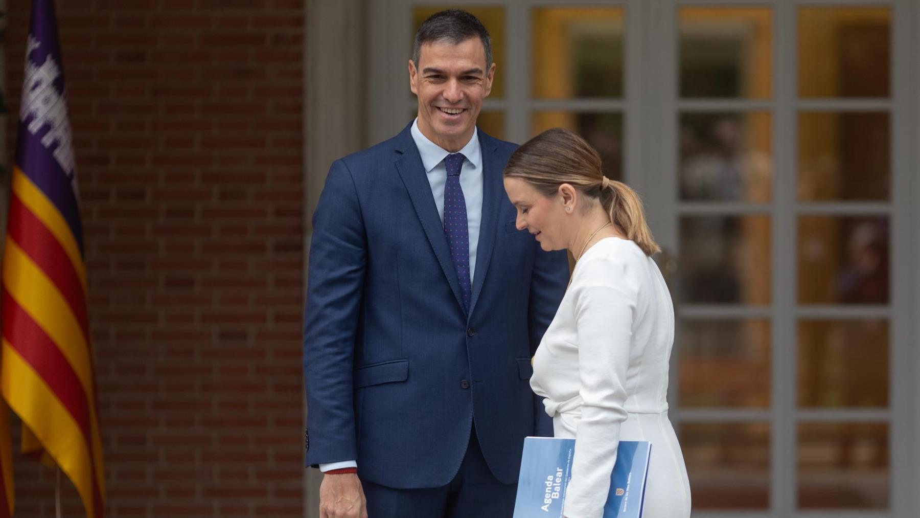 Pedro Sánchez recibe a Prohens en la Moncloa. EDUARDO PARRA-EUROPA PRESS