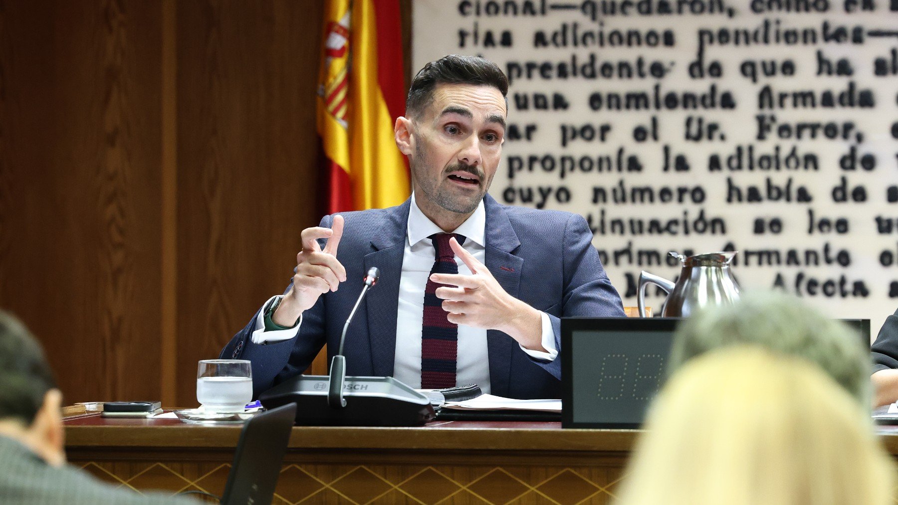 Rafael Pérez en el Senado. (Foto: EP)