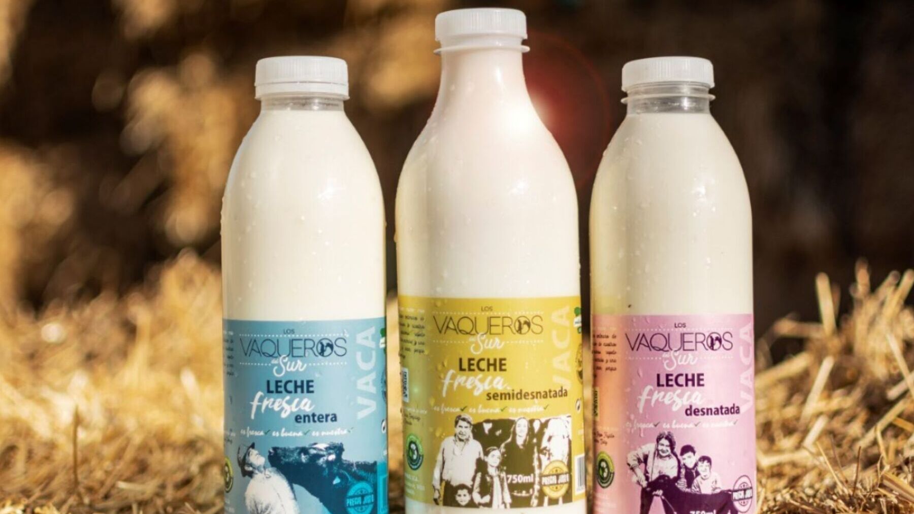 Leche embotellada. Foto: Lidl.