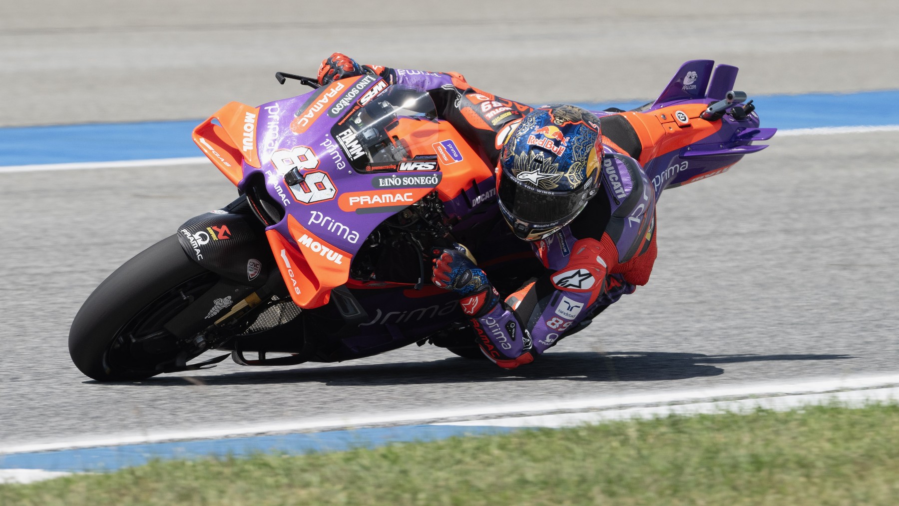 Jorge Martín, durante el GP de Tailandia de MotoGP. (Getty)