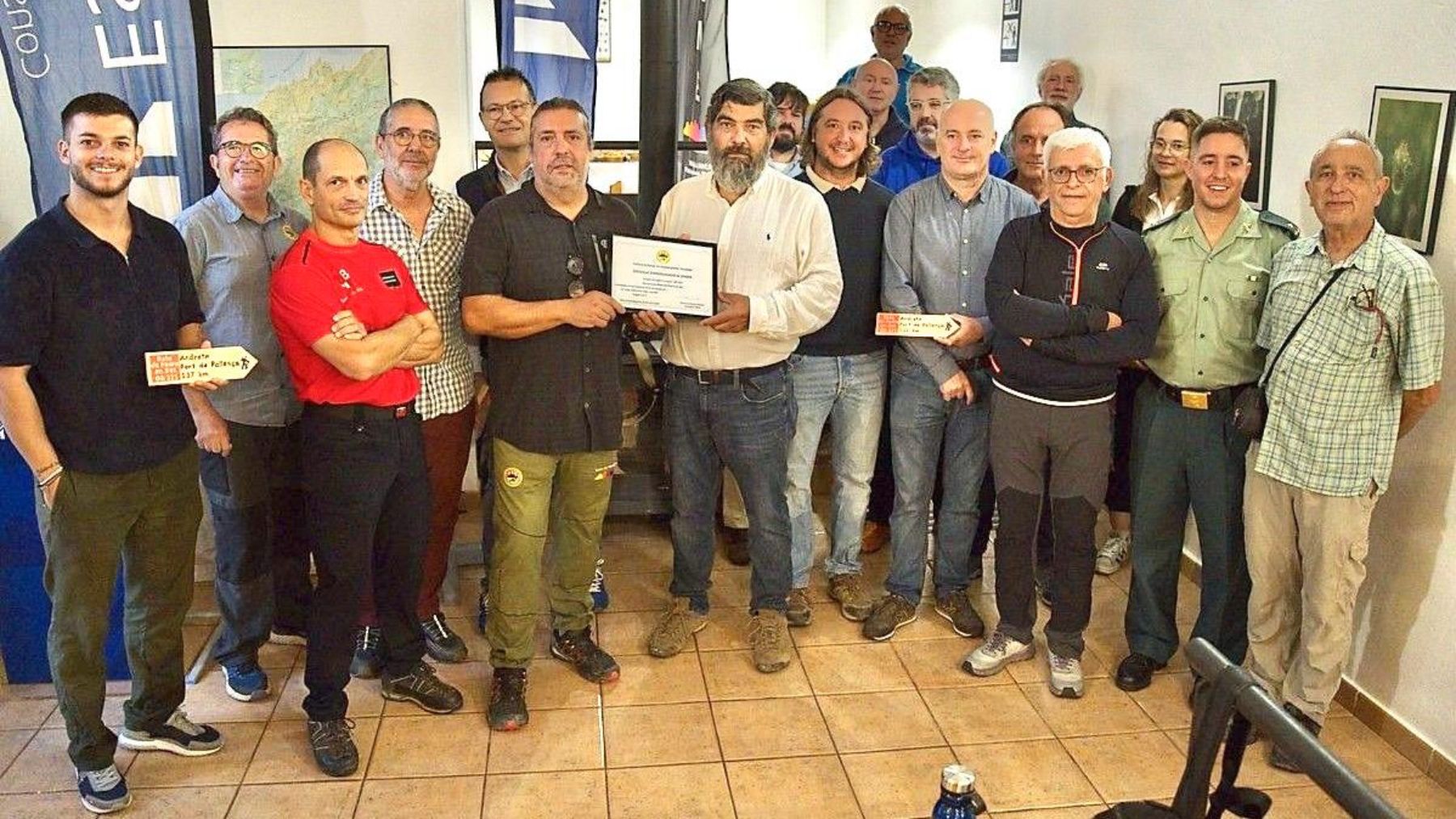 Presentación de la homologación de la Ruta de Pedra en Sec de la Serra de Tramuntana.